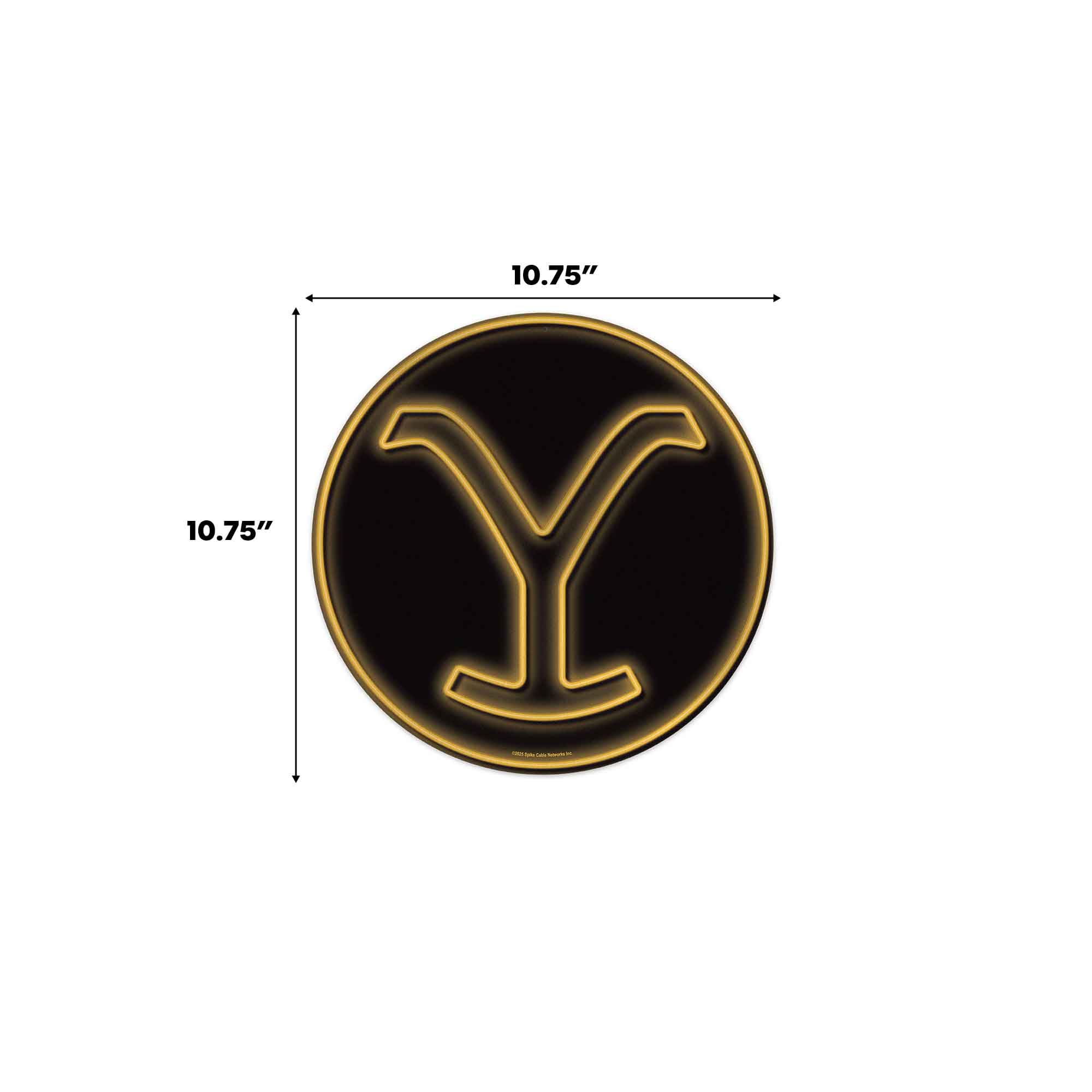 Amazon.com: Yellowstone Logo Round Metal Sign - Iconic Yellowstone